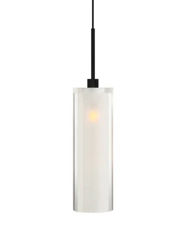 Crystal Cylinder Pendant