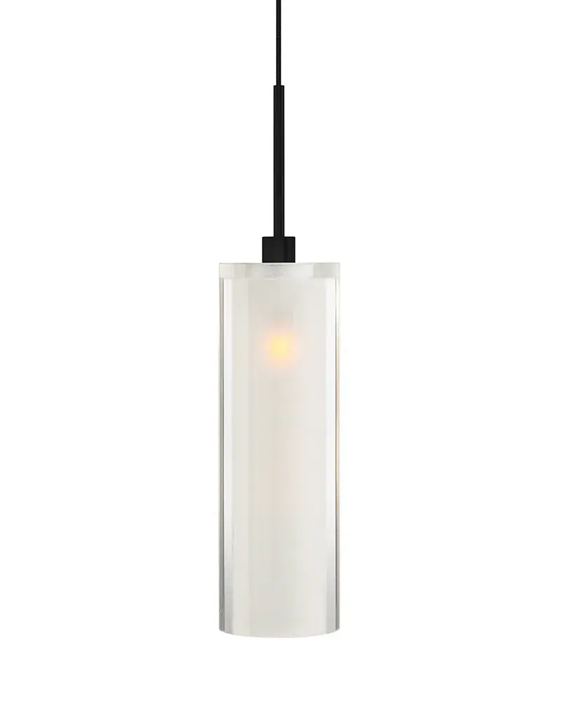 Crystal Cylinder Pendant