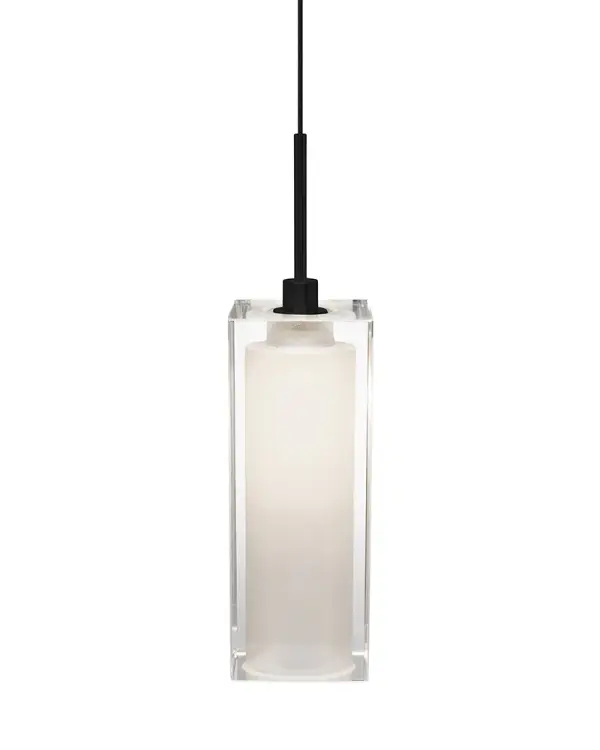 Crystal Rectangular Pendant