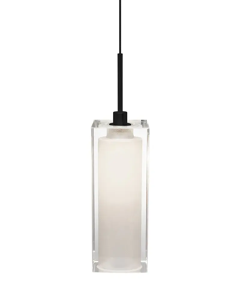 Crystal Rectangular Pendant