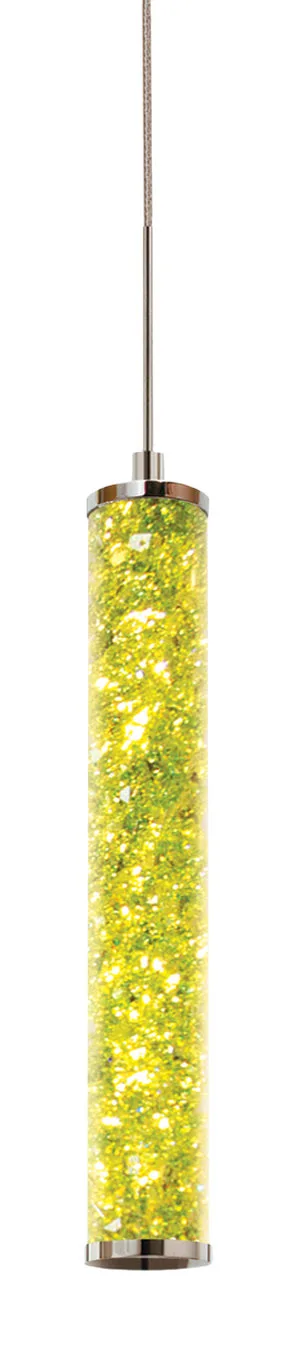 Jazz Crystal Light Peridot Pendant