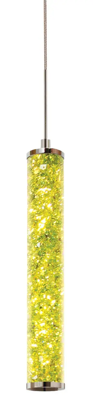 Jazz Crystal Light Peridot Pendant