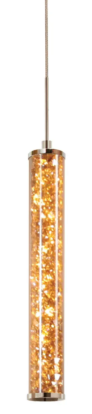 Jazz Crystal Pendant in Silver