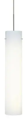 Regis Opal Acrylic Mini Pendant in Polished Nickel