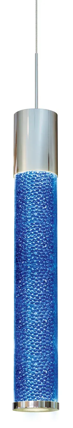 Jazz Blue Glass Pendant Light