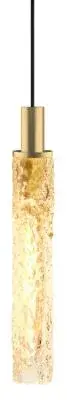 Pendant Firenze Clear Brushed Brass E26 T10 300mm 60W Monopoint