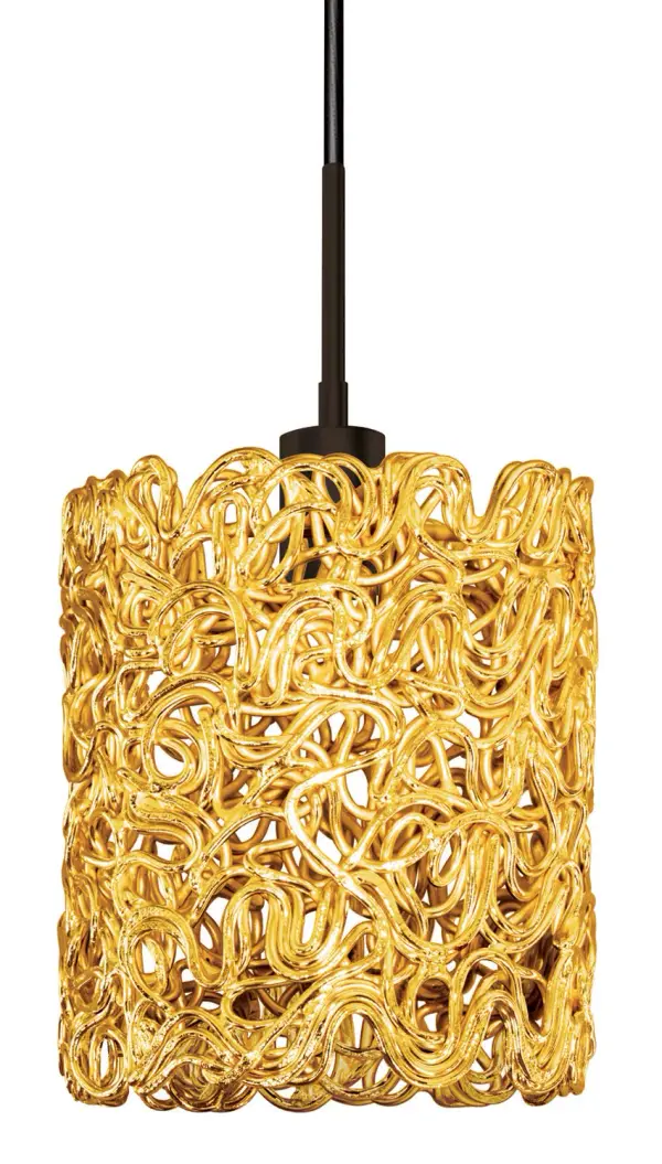 Dazzle Gold Pendant Spaga