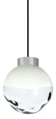 Pendant Morph Clear Opal Satin Nickel LED 5W G15 3000K 500lm E26 8" Dia.