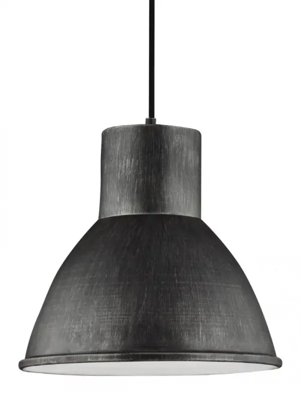 The Munich Pendant combines industrial-inspired aged steel finish with powerful 2000-lumen LED output and exceptional 90 CRI color rendering. Perfect for task lighting over islands or dining areas.