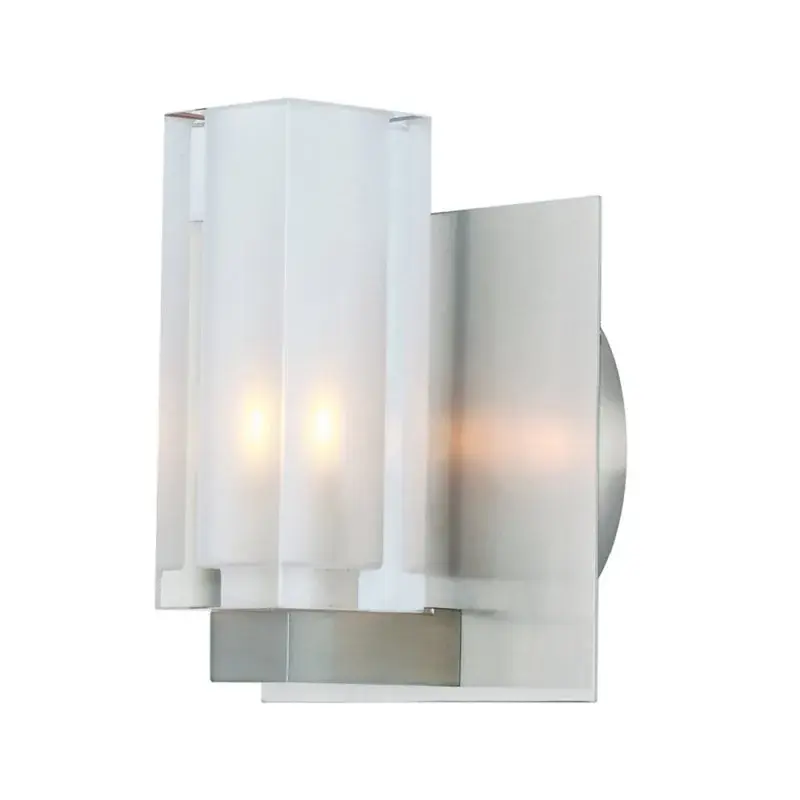 Crystal Rectangle Bracket Wall Sconce
