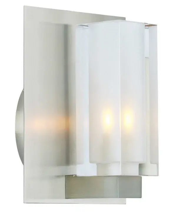 Crystal Rectangle Wall Sconce
