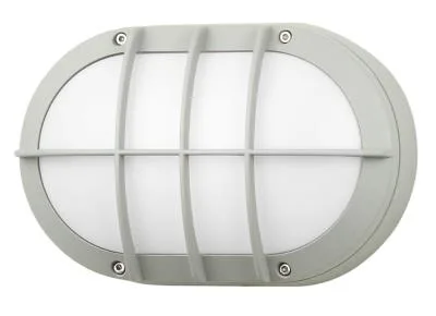 Lux Oval Grid Outdoor Wall Light