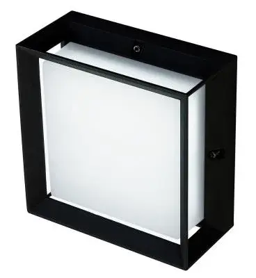 Outdoor Wall Huey Black LED 18W 85CRI 4000K 1000lm