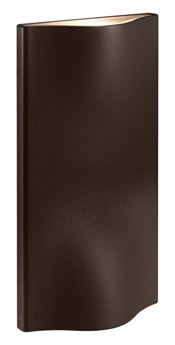 The Kurvey LED Outdoor Wall Mount combines contemporary design with energy-efficient integrated LED technology, perfect for illuminating exterior spaces with style and reliability.