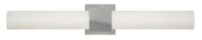 Wall Sconce Blocks Long Dual Opal Glass Polished Nickel LED 8W 3000K 1350lm