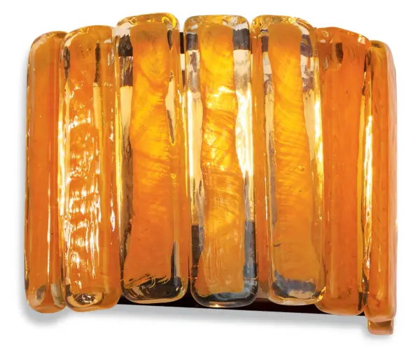 Xylo Wall Sconce in Amber