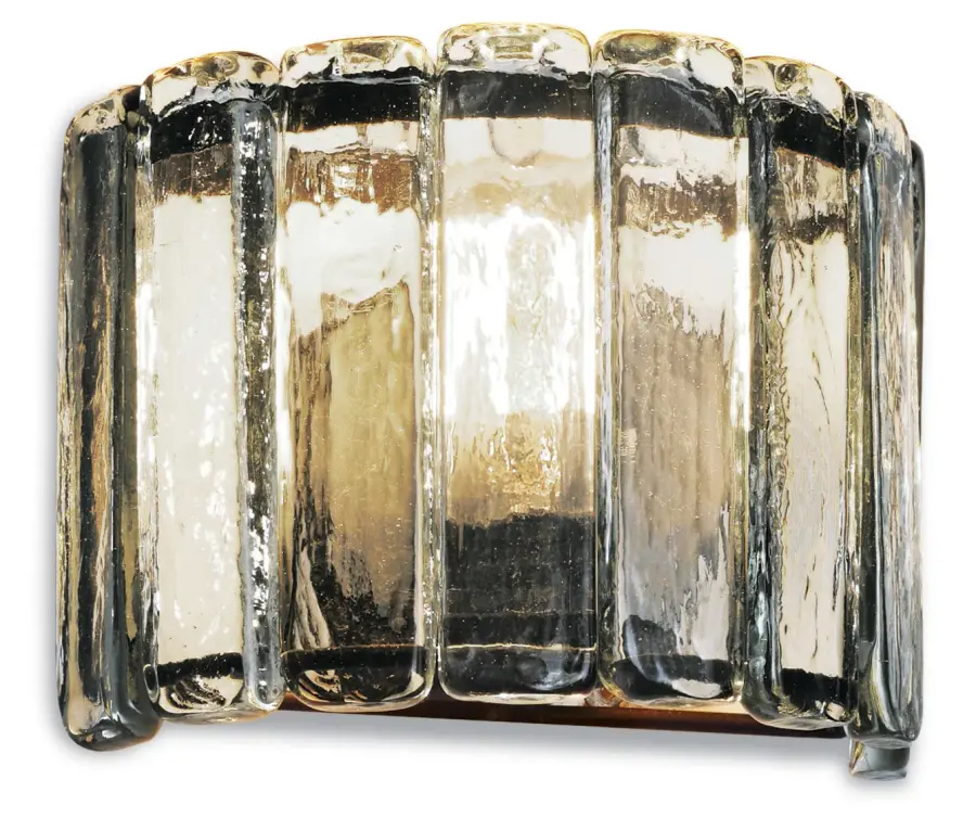 Xylo Clear Glass Wall Sconce