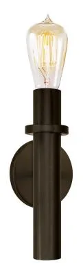 Firenze Vintage Bronze Wall Sconce with Clear Glass