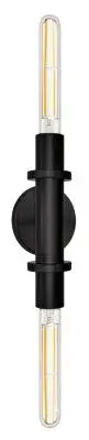Wall Sconce Firenze Vintage Dual Black LED 6W Clear ST64 2700K 500lm
