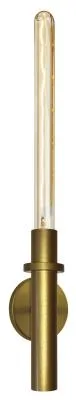 Firenze Vintage Satin Brass Retro Tube Wall Sconce
