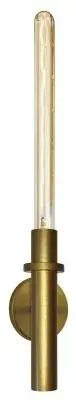 Wall Sconce Firenze Vintage Satin Brass LED 6W Clear ST64 2700K 500lm