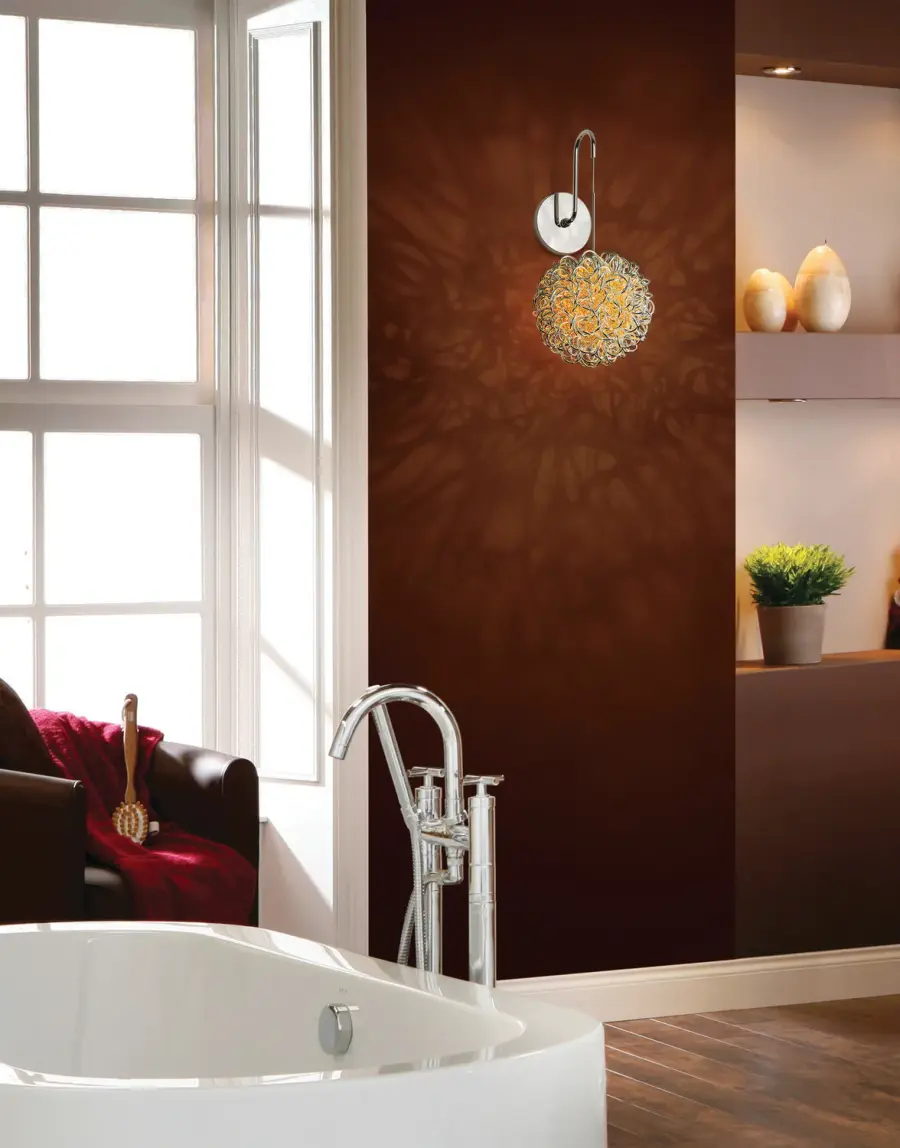 Sculptural Silver Sphere Adds Contemporary Sparkle to Any Wall