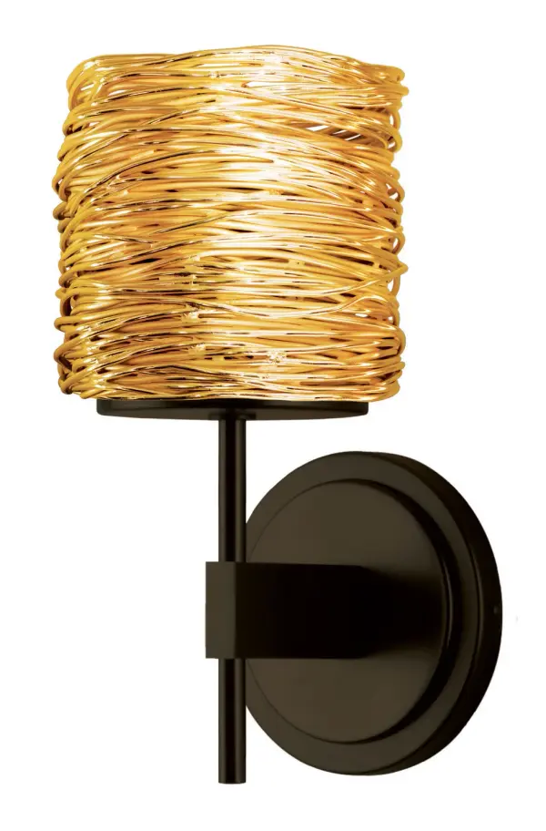 Elegant Gold Coil Design Adds Sculptural Warmth to Any Space
