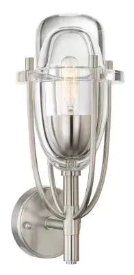 Kaner Clear Crystal Wall Sconce