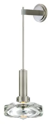 Volk Clear Crystal Wall Sconce