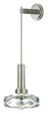 Volk Clear Crystal Wall Sconce