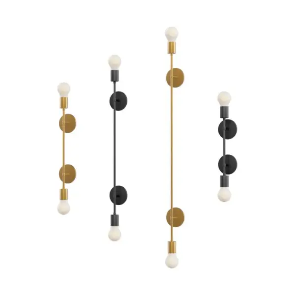 The WS700 Linear Wall Sconce delivers clean, contemporary lighting with its streamlined profile. Available in multiple lengths and finishes including Brushed Brass and Black, it adapts to various spaces.