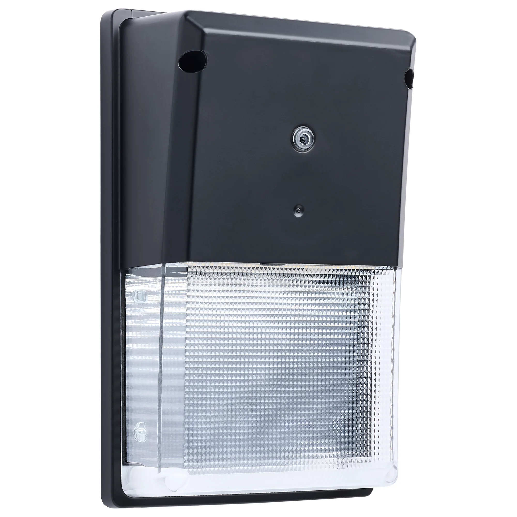 Turtle Safe Wall Pack - 20 Watt - 4000K CCT - Black Finish - Amber Light