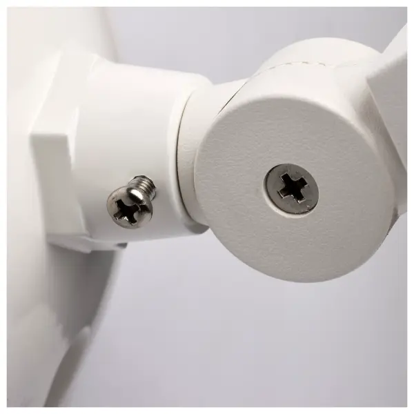 Remote Emergency Light - Weatherproof Low Power Single Head - 3-12V 0.75W - White Finish - Image 3