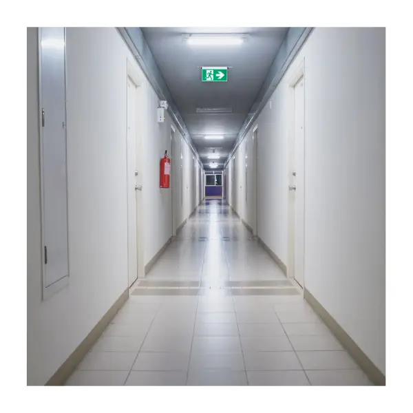 Running Man Green Edge Lit Exit Sign - 120-347V - 2HR backup - Single/Dual Face - Universal Surface or Recessed Mounting - Pivoting Panel - Image 14