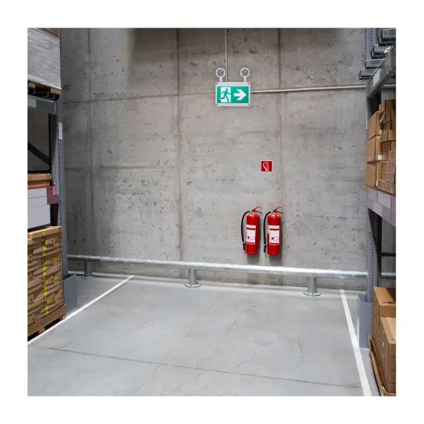 Running Man Green Combo Exit Sign/Emergency Light - 120/347V - 2HR backup - Single/Dual Face - Universal Mounting - Wet Location - Image 15