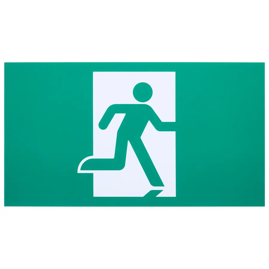 Running Man Green Combo Exit Sign/Emergency Light - 120/347V - 2HR backup - Single/Dual Face - Universal Mounting - Wet Location - Low Temperature - Image 7