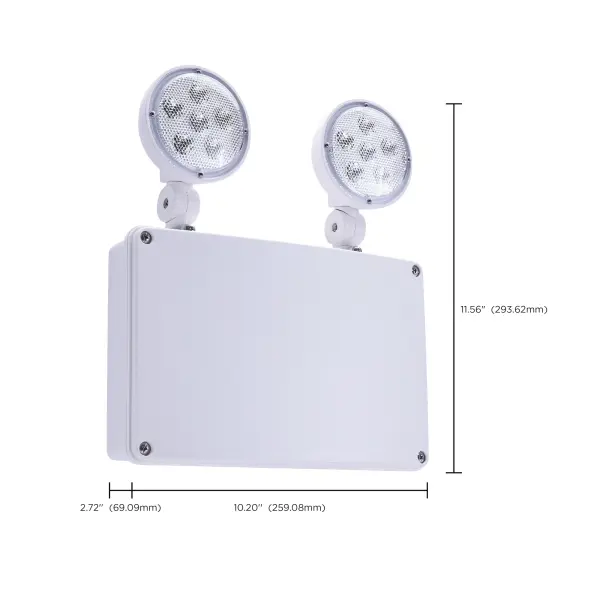 Emergency Light - 120-347V - 2HR Backup - Universal Mounting - Wet Location - Image 9