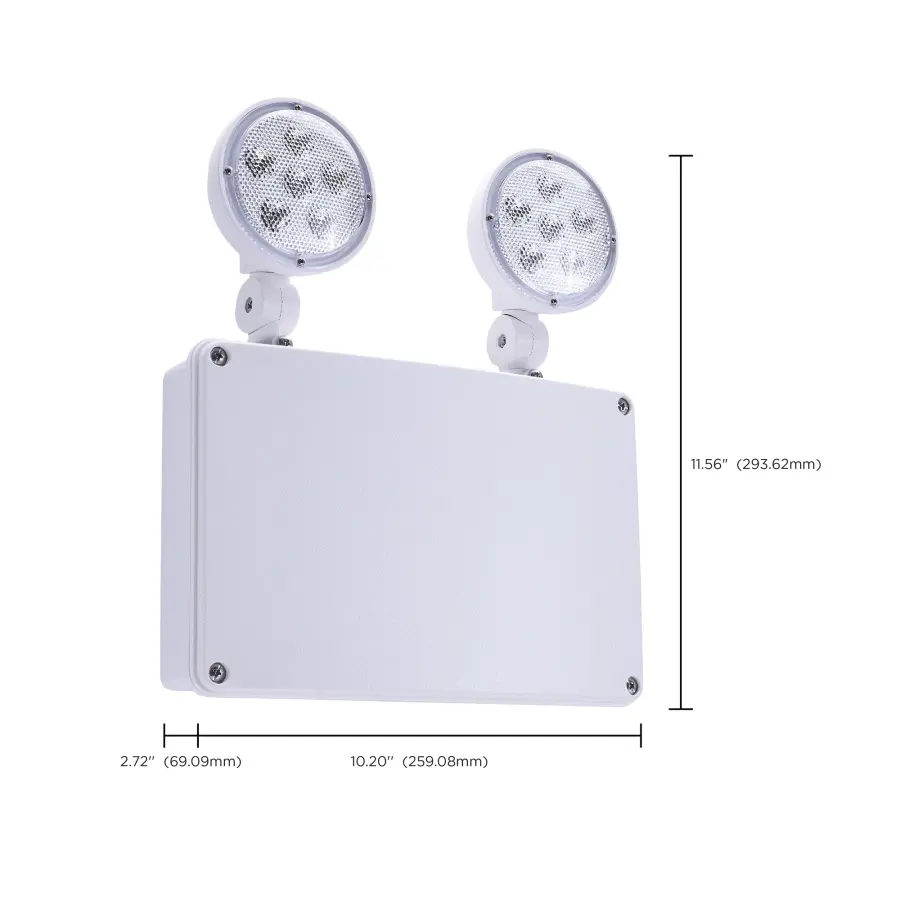 Emergency Light - 120-347V - 2HR Backup - Universal Mounting - Wet Location - Image 9