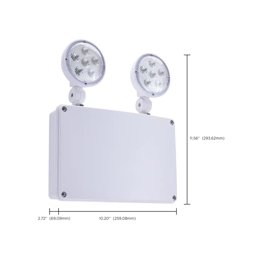 Emergency Light - 120-347V - 2HR Backup - Universal Mounting - Wet Location - Remote Compatible - Image 9