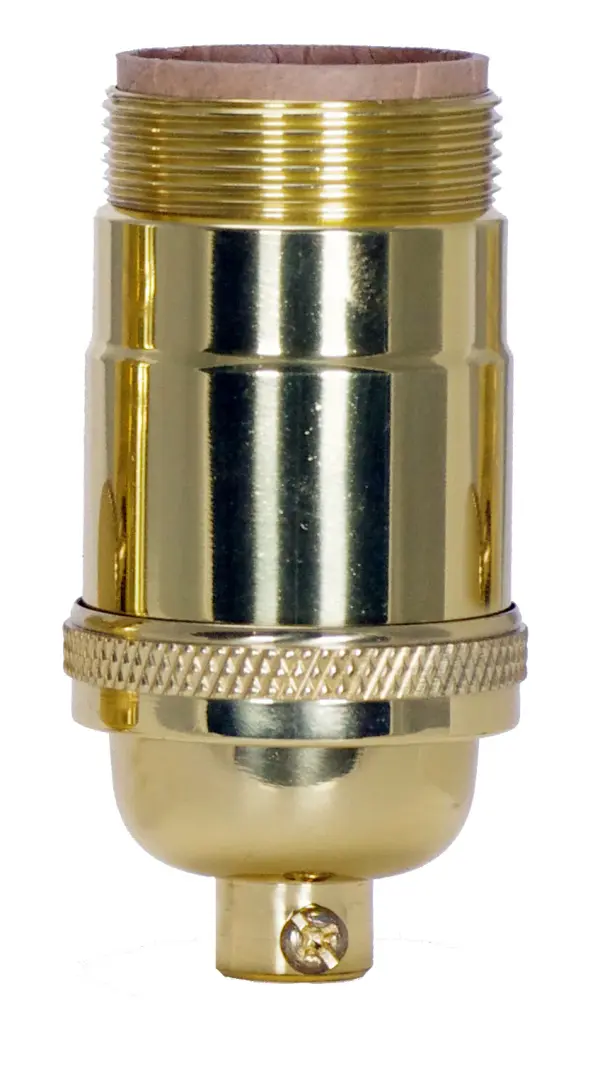 3 Way (2 Circuit) Turn Knob Socket with Matching Finish Removable Knob