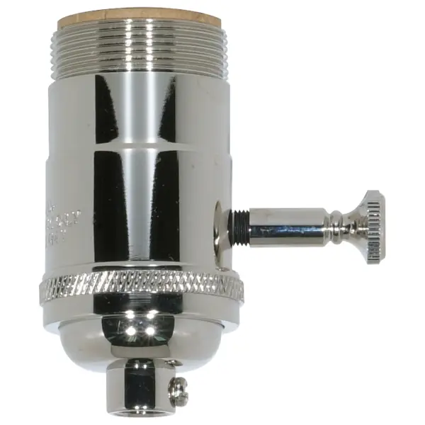 150W Full Range Turn Knob Dimmer Socket with Uno Thread