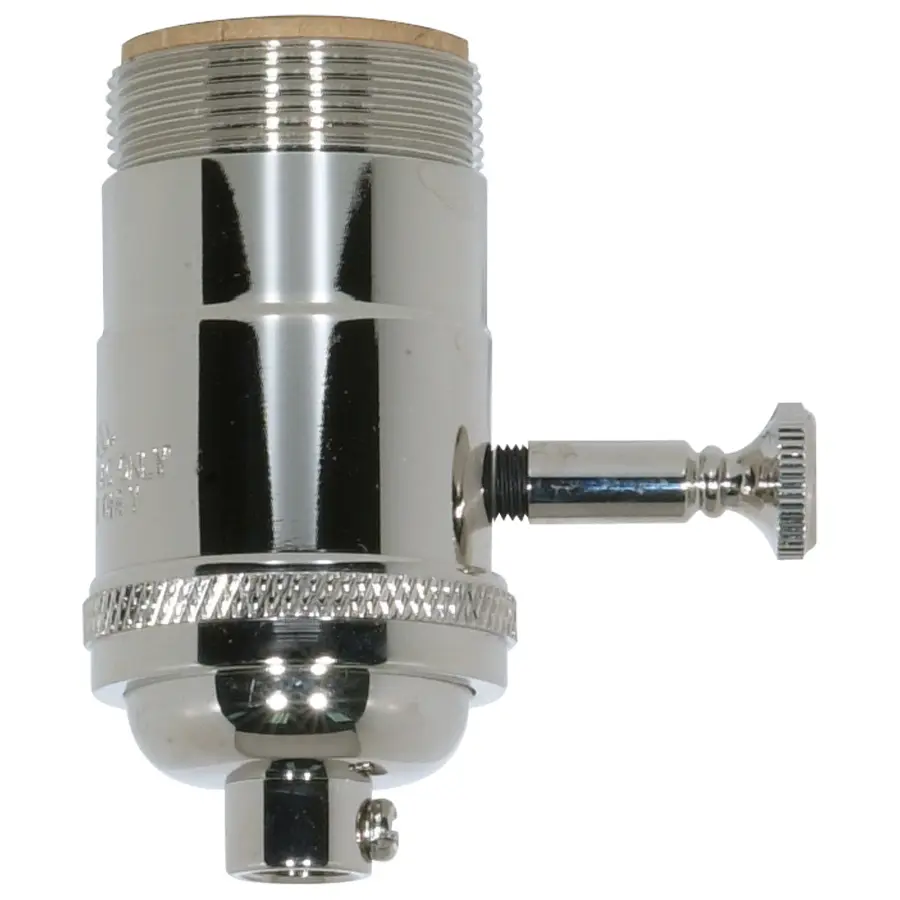 150W Full Range Turn Knob Dimmer Socket with Uno Thread