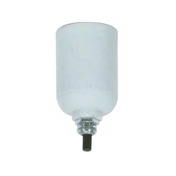 Porcelain Bottom Turn Knob Socket - Turn Knob Switch - CSSNP Screw Shell - Unglazed - 660W - 250V - Image 2