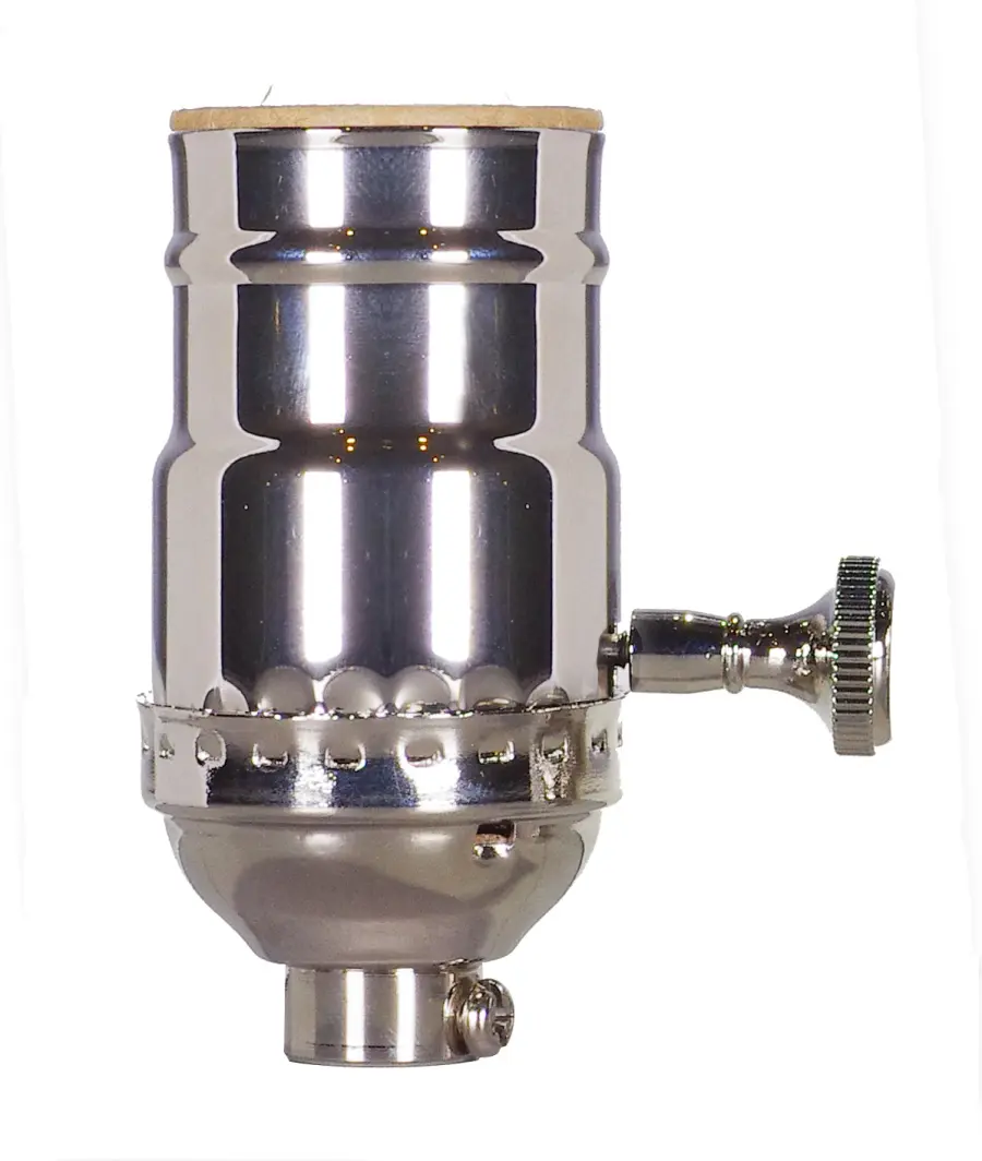 On-Off Turn Knob Socket w/Removable Knob