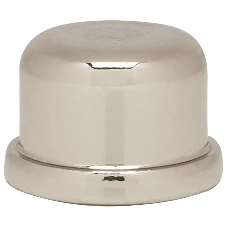 1/2" Finial - Zinc Die Cast 1/4-28 - Nickel Finish