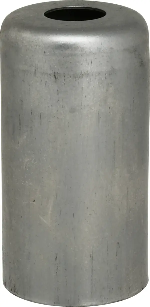 Steel Candle Cup - 7/16" Hole - 17/8" Height - 1" Diameter - Unfinished