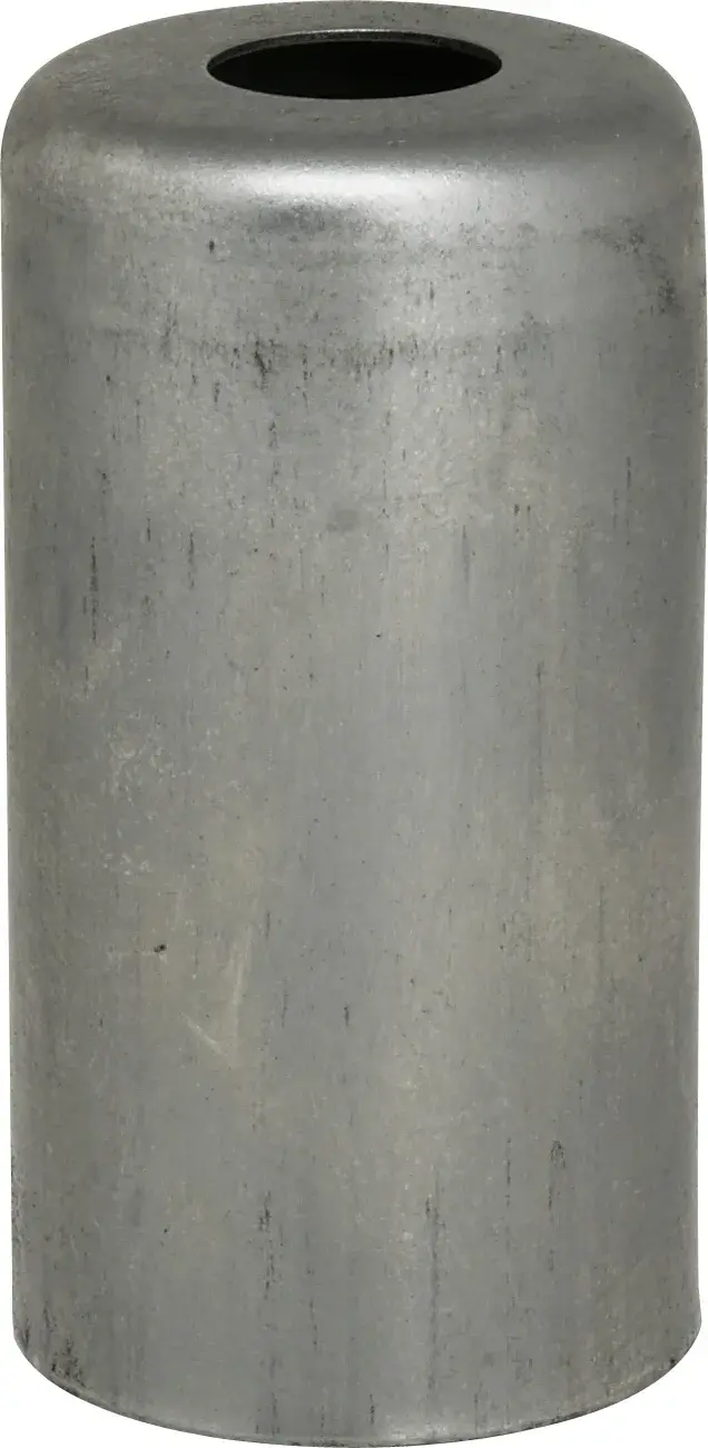 Steel Candle Cup - 7/16" Hole - 17/8" Height - 1" Diameter - Unfinished