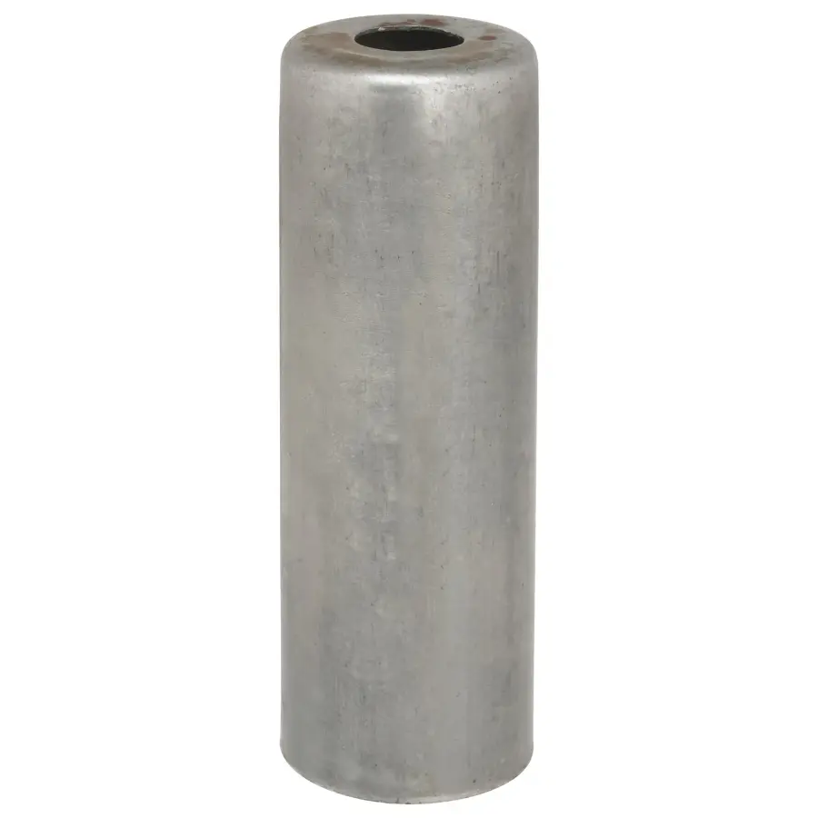 Steel Candle Cup - 7/16" Hole - 3" Height - 1" Diameter - Unfinished