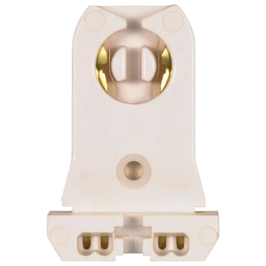 Tall Standard Twist-In Used in Strip Fixtures for Rapid Start Applications Slide-On Mounting 20 Gauge Slots Upper and Lower Made from Urea 660W-60