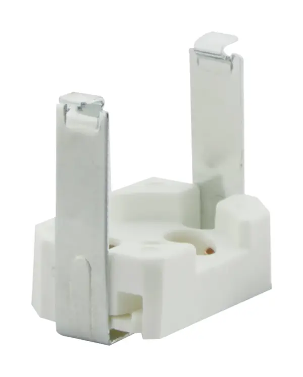 Fluorescent Starter Holder - Snap-In Mounting Spring - 1-1/4" Length - 7/8" Width - 3/8" Diameter - 660W-250V